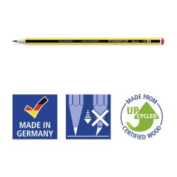 Staedtler Blyant Noris HB st - 2 grafitblyanter - 1 viskelder - 1 blyantspidser